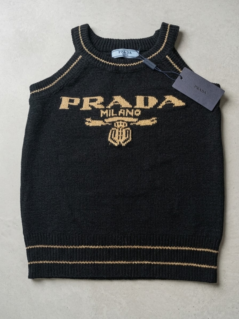 Brand New Black Sweater with Gold